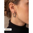 thumbnail image 3 of KeyStyle Lightweight Large Hoop Earrings for Women Hypoallergenic Stainless Steel Hoops Earring 30mm Jewelry Gift for Her, 3 of 11