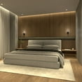 thumbnail image 6 of Ozarke Lux Mini Wall Light Modern Lighting Fixtures, Warm 3000K - Black, 6 of 6