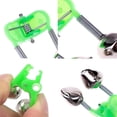 thumbnail image 3 of Greeniant 20 piezas campana de caña de pescar campanas de alarma doble alarma de pesca con Clip de plástico campana de pesca de Metal accesorios de pesca Pescar Greeniant OD013317-00, 3 of 6