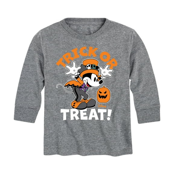 Mickey & Friends - Trick Or Treat - Toddler And Youth Long Sleeve Graphic T-Shirt