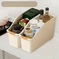 thumbnail image 5 of Tall Under Sink Organizer with Wheels,Roll Out Plastic Organizer Bins with Handle for Kitchen,Bathroom and Pantry,Multi-purpose Freezer Organization,Kitchen Organizers and Storage, 5 of 9