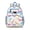 Cat and M, variant on Llama Face Waterproof School Backpack - Kawaii Ergonomic Travel Daypack with Chest Strap, Breathable Padded for Teens & Students