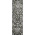 thumbnail image 2 of Addison Rugs Mayfield Premium Machine Washable Transitional Damask Pewter Runner Rug, 2'3" x 7'6", 2 of 5
