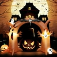 thumbnail image 2 of Costway 8 Ft Tall Halloween Inflatable Dead Tree Archway Decor w/ Bat Ghosts & LED Lights, 2 of 11