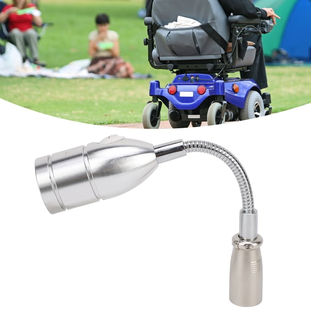 LED Wheelchair Light, Electric Wheelchair Light Bright Illumination For Night Use