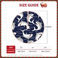 thumbnail image 4 of Bingfone Christmas Tree Skirt Mat Christmas Decoration Interior 30"-Angry Shark, 4 of 8