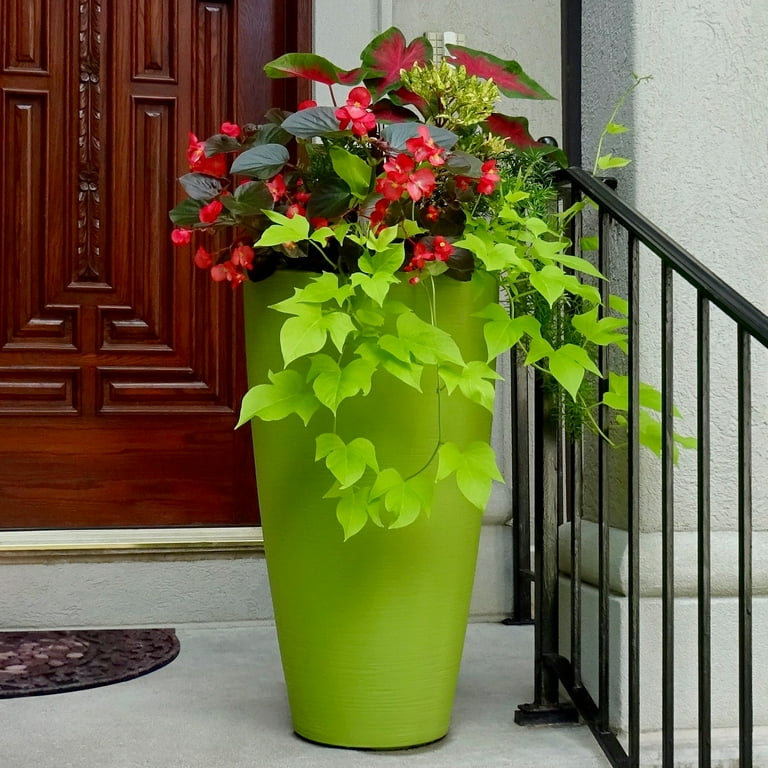 Mayne Modesto 32in Tall Planter - Macaw Green Mayne Modesto 32in Tall Planter - Macaw Green