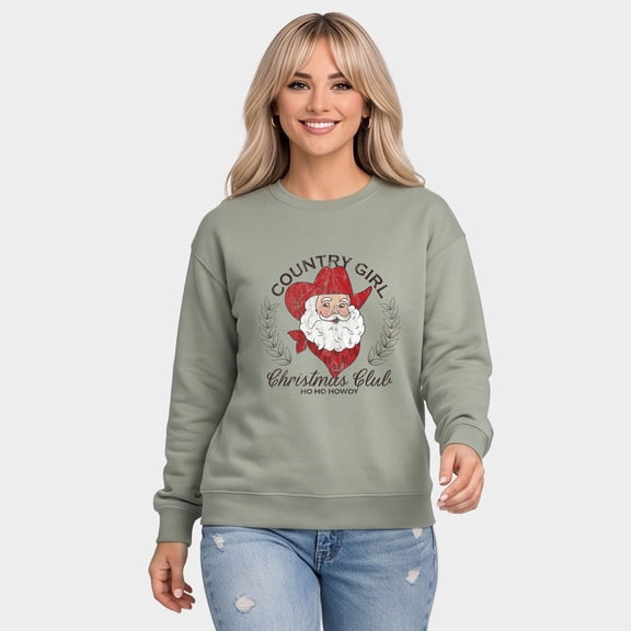 Country Girl Christmas Club - Women's Graphic Sweatshirt