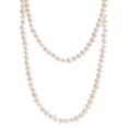thumbnail image 2 of Silverly Women's 925 Sterling Silver 6-7 mm White Cultured Pearl Long Necklace, 118 cm, 2 of 5