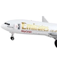 thumbnail image 3 of Boeing 777F Commercial Aircraft White with Striped Tail "Gemini 200 - Interactive" Series 1/200 Diecast Model Airplane by GeminiJets, 3 of 3