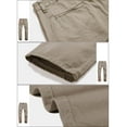thumbnail image 5 of Matchstick Men’s Slim-Fit Flat Front Tapered Casual Chino Pants, 5 of 10