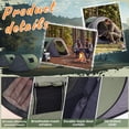 thumbnail image 3 of 2 Pcs Pop-up Camping Tent, 1 Person Outdoor Camping Tent, Windproof, Easy Setup Portable with Carry Bag for Hiking Backpacking, 3 of 6