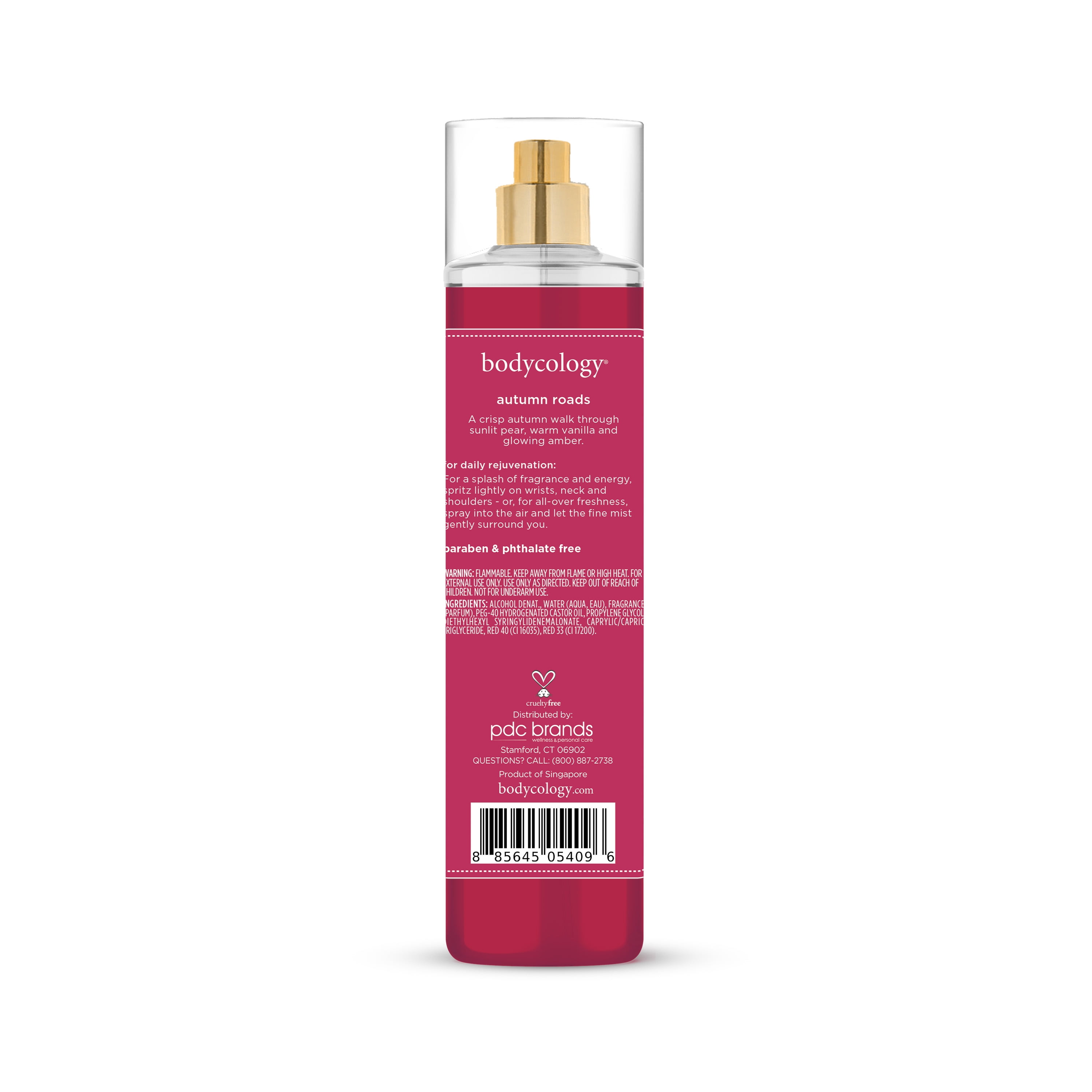 Bodycology Fragrance Body Mist, Autumn Roads, 8 fl.oz.