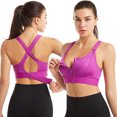 thumbnail image 3 of CAROOTU Women's Ultra Fit Shockproof Sports Bra, Comfortable Support, 3 of 7
