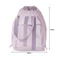 thumbnail image 4 of MesaSe Mesh Toiletry Bag Large Capacity Organize Dry Essentials Handheld Foldable Lightweight Design Trip Pouch, 4 of 11