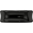 thumbnail image 4 of Titanium Black Ti Polished Concave 9mm Band, 4 of 5