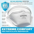 thumbnail image 2 of Gerson 3230+ N95  Respirator NIOSH-Approved FDA Surgical, Made in U.S.A. 50/box, 2 of 8