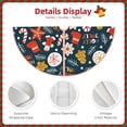 thumbnail image 5 of Bingfone Christmas Tree Skirt Mat Christmas Decoration Interior 48"-Holiday Christmas Cookies, 5 of 8