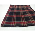 thumbnail image 2 of Black Stewart Ladies Knee-Length Kilt Skirt 16" Tartan Pleated Design, Classic Scottish Style for Casual & Formal Wear, 2 of 4