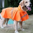 thumbnail image 2 of GHSDFBB Imperméables pour Grands Chiens avec Bande Réfléchissante, Poncho de Pluie pour Chiens, 2 of 7
