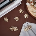 thumbnail image 3 of 4 broches vintage para suéter con pedrería, ideales para cárdigan, chal o cuello. Broches para capas y mantos. Broches retro de aleación para camisas y vestidos., 3 of 9