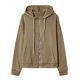 thumbnail image 3 of ICHUANYI Clearance Women's Fashion Casual Color Zip Hood Long Sleeve Pocket Jacket Blouse(Army Green, L) ICHUANYI WER2023080808658, 3 of 8