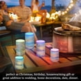 thumbnail image 7 of Electronic Candle Light Combination 3x5In, 3x4In Flameless Candle Plastic Festive Decoration Party Christmas Decoration Sunset Sea, 7 of 7