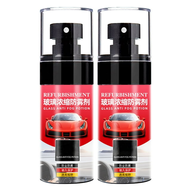 Car Windshield And Rearview Mirror Long-Lasting AntiFog Spray 60ml