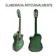 thumbnail image 2 of Guitarra Clásica Curva Vego Verde Sombreada con Funda y Tahali, 2 of 5