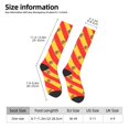 thumbnail image 3 of Flag Of Spain Knee High Socks for Women Long Leg Warmers Socks, 3 of 7
