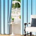 thumbnail image 5 of Lfeey Sky Blue Gradient Blackout Curtains, Living Room Grommet Curtains 2 Panels, 72 Inches Long, 5 of 6