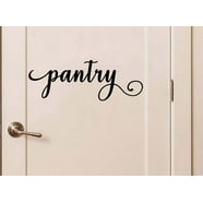 Pantry Decal for Door Kitchen Decor Stickers Words Vinyl Wall Art ...