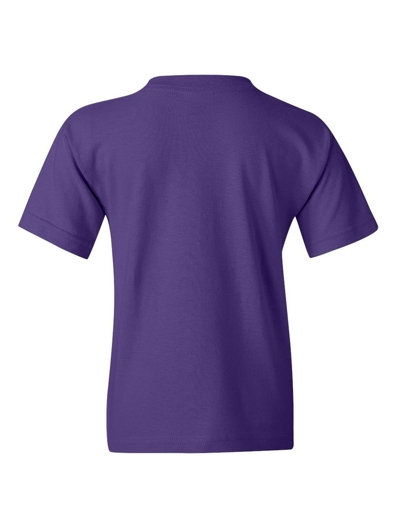 Heavy Cotton Youth T-Shirt, M, Purple - Walmart.com