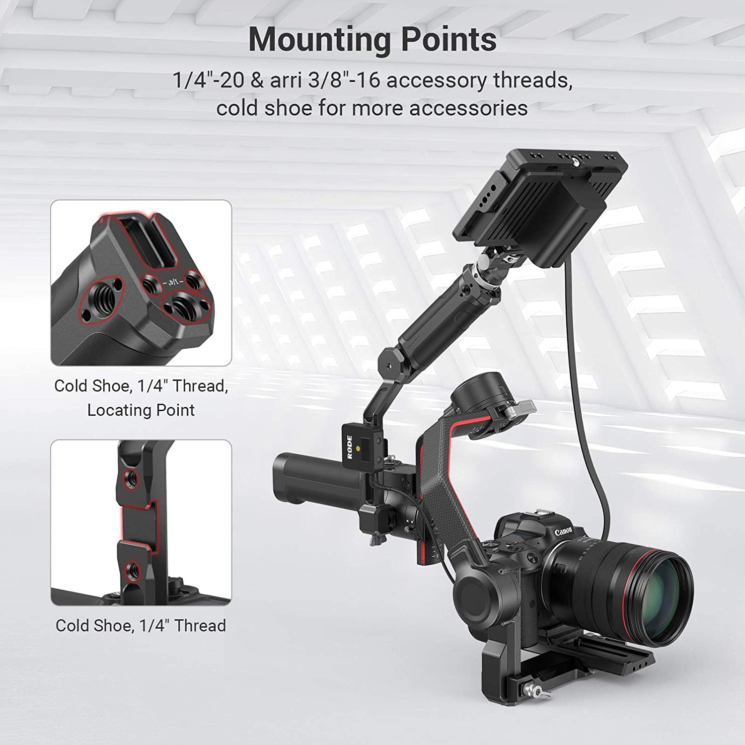 SMALLRIG Adjustable Handle Sling Handgrip for DJI RS 2 / RSC 2