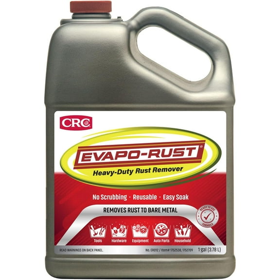 Evapo-Rust ER012 Heavy Duty – 128 oz., Rust Remover for Auto Parts, Hardware, Antiques | Rust Removers and Chemicals