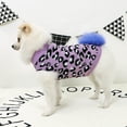 thumbnail image 2 of Dogs Pullover Knitted Pet Sweater Fashion Leopard Print Dot Cats Waistcoat Sleeveless Warm Bomei Clothing Chihuahua Bulldog Vest, 2 of 6