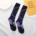 thumbnail image 4 of Daiia Sports Socks Dreamcatcher With Colorful Feathers Printed Novelty Crew Socks for Men Women Knee High Socks Cotton Socks Soft & Breathable Support Unisex Socks, 4 of 9
