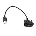 thumbnail image 4 of Toma USB de montaje empotrado para salpicadero , toma de Cable de datos USB hembra, suministros de accesorios profesionales, repuestos, 4 of 8