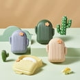 thumbnail image 6 of Cute Cactus Cartoon Drain Soap Box Olive Green Plastic Containers Holders Travel Storage Rack PP Portable Soap Box  Bathroom Accessories, 6 of 7