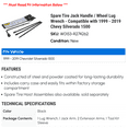 thumbnail image 2 of Spare Tire Jack Handle / Wheel Lug Wrench - Compatible with 1999 - 2019 Chevy Silverado 1500 2000 2001 2002 2003 2004 2005 2006 2007 2008 2009 2010 2011 2012 2013 2014 2015 2016 2017 2018, 2 of 2