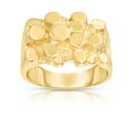 thumbnail image 2 of Floreo 10k Yellow Gold 13.5mm Uneven Dense Nugget Ring, 2 of 3