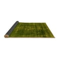 thumbnail image 2 of Ahgly Company Indoor Square Oriental Yellow Industrial Area Rugs, 8' Square, 2 of 4