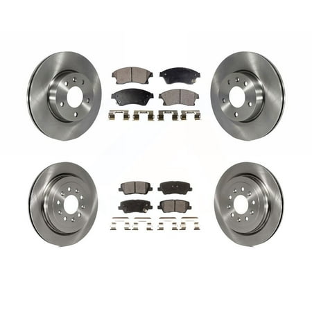 Front Rear Disc Brake Rotors And Ceramic Pads Kit For 2013-2015 ...