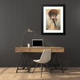 thumbnail image 4 of Bruno Piglhein 18x24 Black Modern Framed Museum Art Print Titled - Portrait of a Girl with a Hat and Subject, 4 of 5