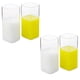 thumbnail image 1 of Set de 4 vasos elegantes HappyWare cuadrados minimalistas para bar restaurante, 1 of 6