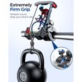 thumbnail image 3 of Soporte para teléfono de motocicleta con una sola pulsación, instalación rápida de 15 s, bloqueo y liberación automática de 1 segundo, interruptor seguro de alta velocidad, accesorios de bicicleta, 3 of 8