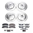 thumbnail image 3 of PowerStop Front and Rear Z23 Evolution Sport Carbon-Fiber Ceramic Brake Pad and Drilled & Slotted Rotor Kit Fits: FORD LINCOLN Select Models K5577, 3 of 10