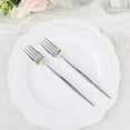 thumbnail image 5 of BalsaCircle 24 Silver 8" Heavy Duty Plastic Forks Disposable Wedding Cutlery, 5 of 7
