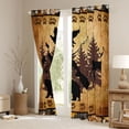 thumbnail image 3 of jejeloiu Jungle Deer Fish Black Out Curtains,Fishing And Hunting Curtains Pack of 2 (42x63 Each) For Girls Boys, 3 of 6