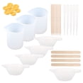 thumbnail image 1 of TEHAUX Epoxy Tools Kit 43Pcs with Plastic Silicone for Resin Mixing Craft Making Projects, 1 of 8